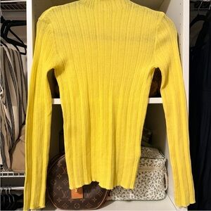 H&M Sunny Yellow Knit Top
